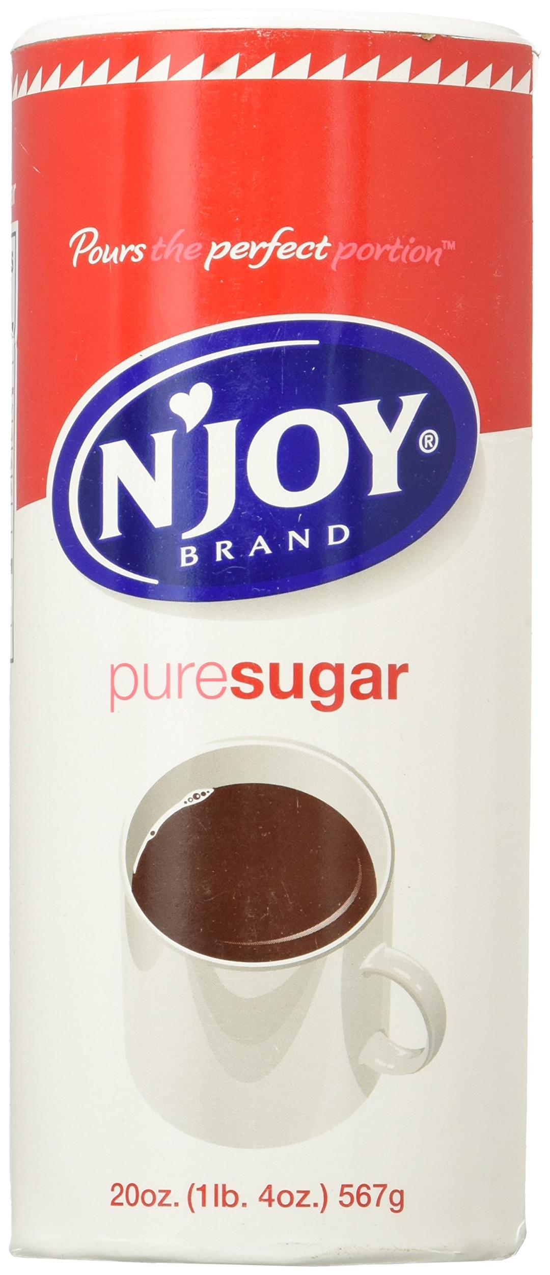 N'joy 90585 Sugar, 20 Oz Canister Dispenser, Red