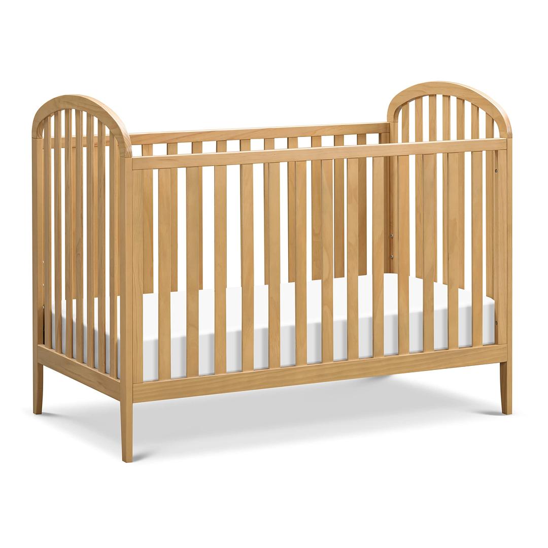 DaVinci Beau 3-in-1 Convertible Crib in Honey, Greenguard Gold Certified