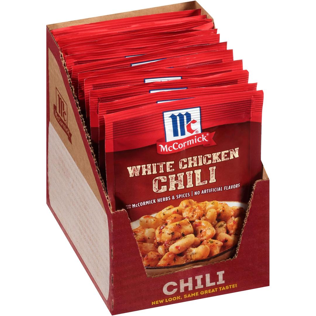 McCormickWhite Chicken Chili Seasoning Mix, 1.25 oz (Pack of 12)