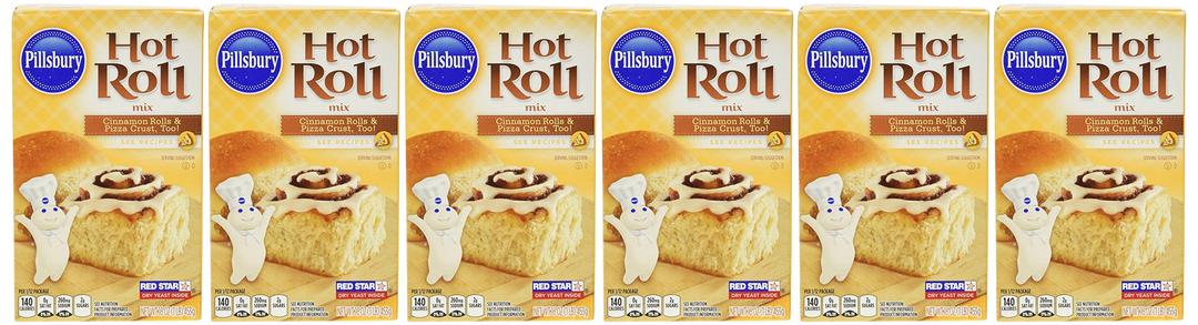 PillsburySpecialty Mix Hot Roll, 16-Ounce Boxes , 1 pound (Pack of 6)