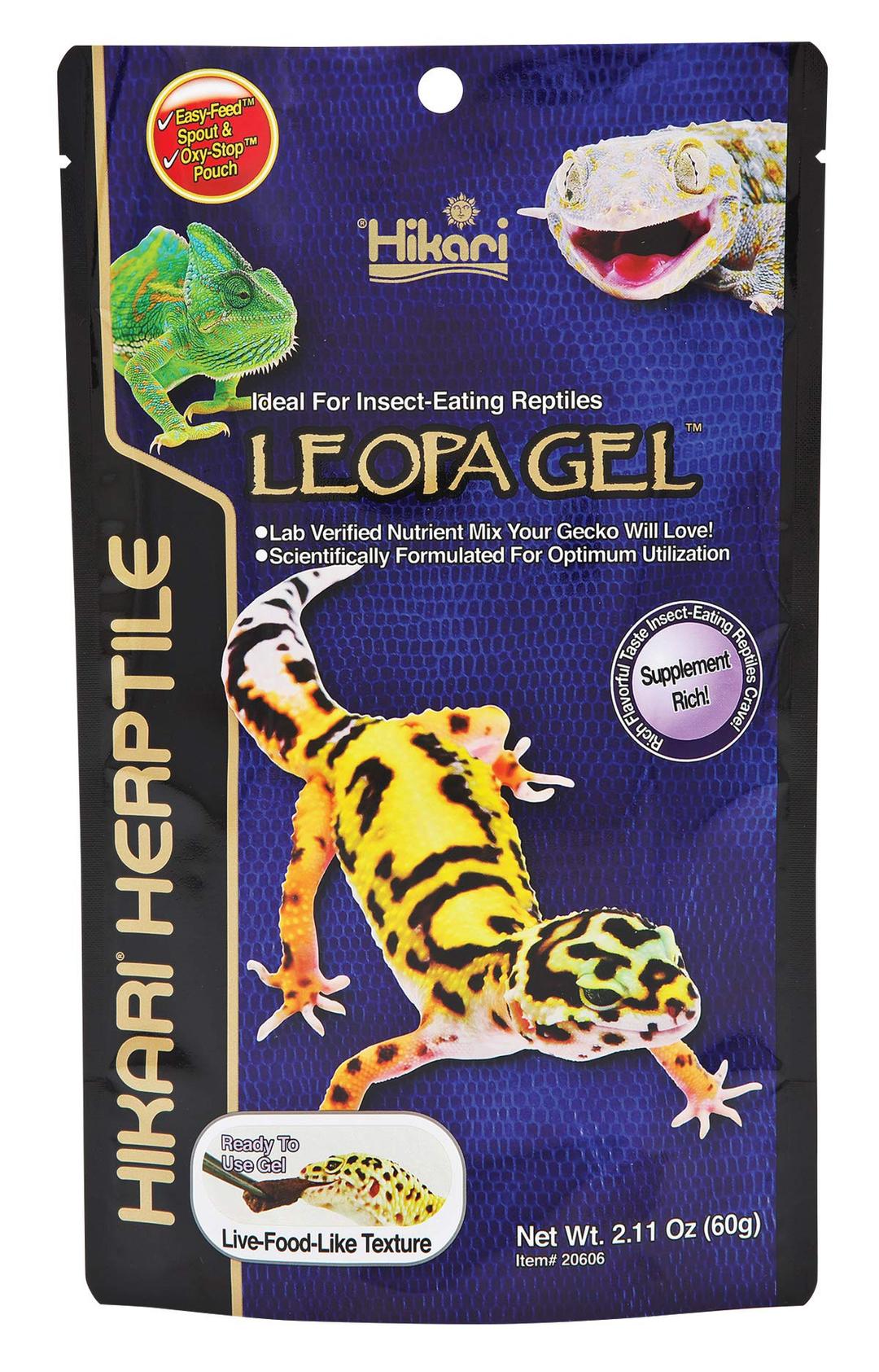 HikariLeopaGel Food for Insect-Eating Reptiles, 2.11 oz (60g)