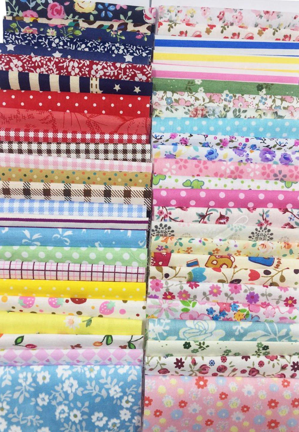 200 PCS 4'' x 4''100% Precut Cotton Fabric Bundles, DIY Sewing Quarters Bundle, Cotton Quarter Fabric Bundle, Precut Fabric, Quilting Fabric Bundles, Precut Quilt Kit, Vintage Sheet Supply