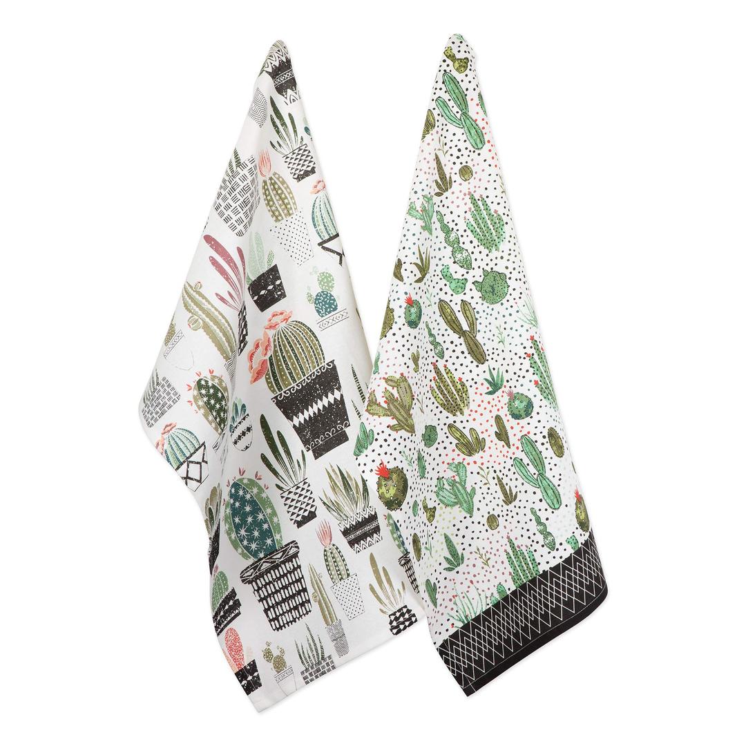 DII Urban Cactus Kitchen Collection, 18x28, Urban Oasis 2 Piece