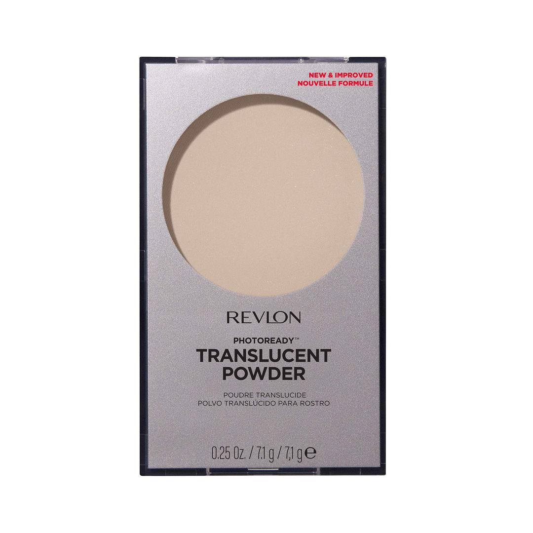 Revlon Translucent Powder, PhotoReady Blurring Face Makeup, Lightweight & Breathable High Pigment, Natural Finish, 001 Translucent, 0.25 Oz