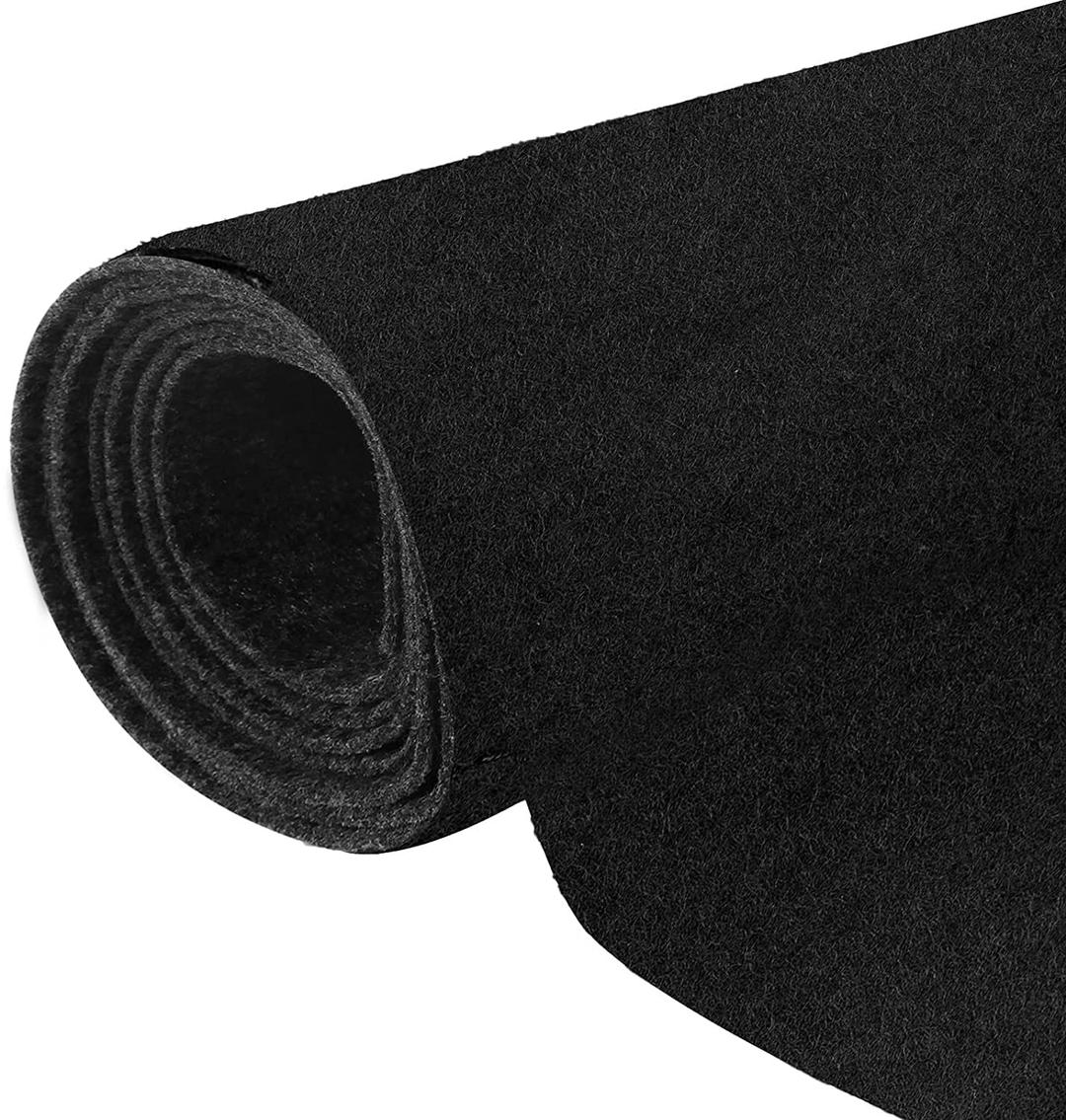 78"x59" Black Underfelt Carpet for Speaker,Sub Box Carpet Home, Auto, RV, Boat, Marine, Truck, Car Trunk Felt Fabric Material