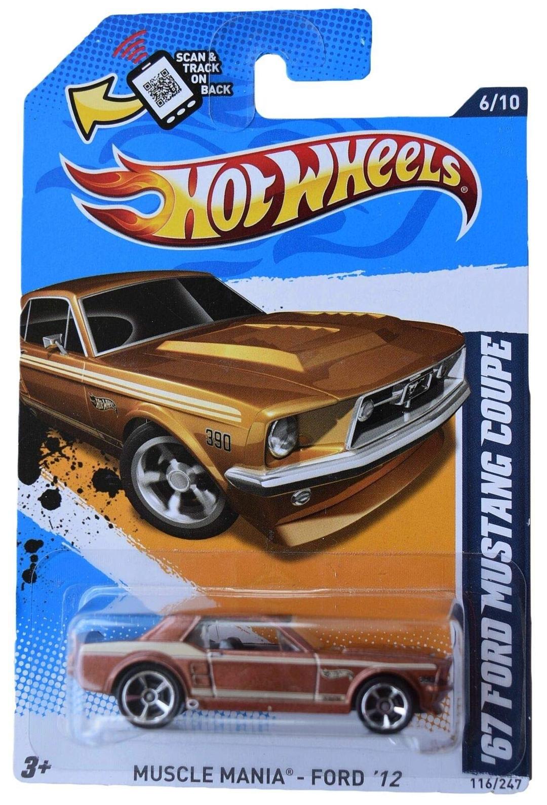 2012 Hot Wheels Muscle Mania - Ford '67 Ford Mustang Coupe Copper #116/247