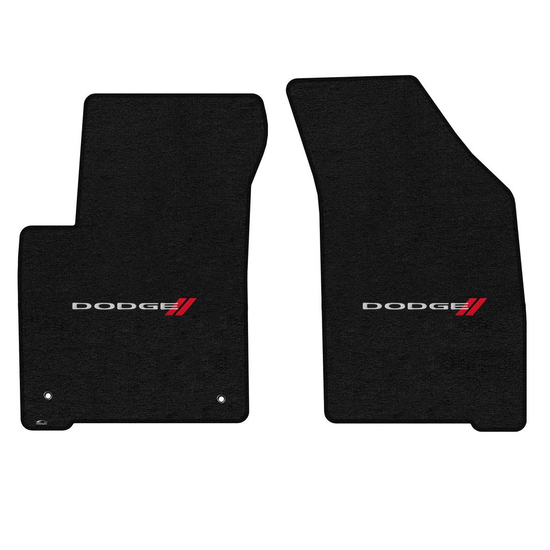 Lloyd Mats Heavy Duty Carpeted Floor Mats for Dodge Journey 2011-On 2Pc Set, Charcoal Carpet Mats