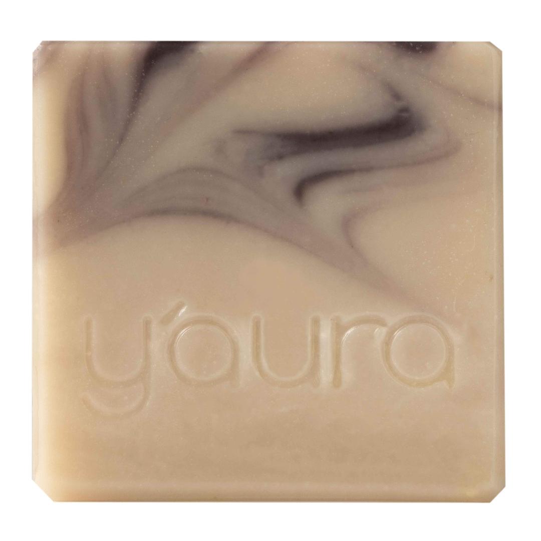 y'Aura The Butter Half Soap | Traditional & Natural Handmade Cold Process Shea Butter & Lavender Bath Soap | Soothing, Cleansing & Fragrant for the skin | For Women's & Men's (100g)