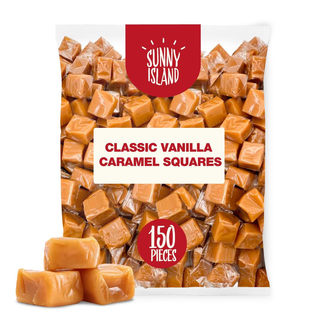 Kraft Classic Vanilla Caramel Squares Candy, Individually Wrapped, 2-Pound Bag