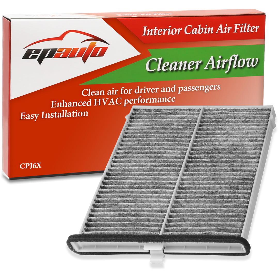 EPAuto CPJ6X (KD45-61-J6X) Replacement for Mazda Premium Cabin Air Filter includes Activated Carbon