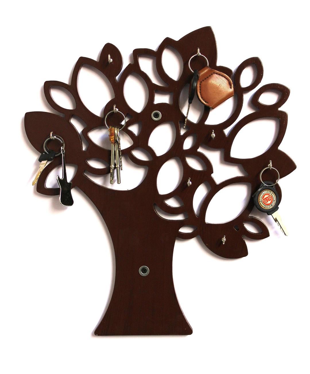 Key Wall Holder Tree Design || Wooden Key Holder || Decorative Key Stand