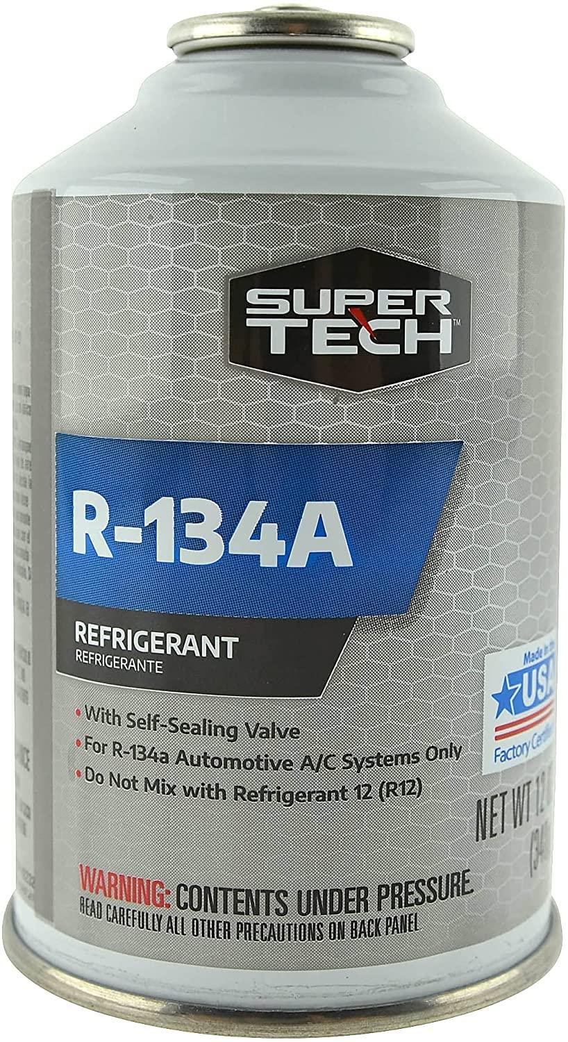 R-134a Refrigerant Automotive use in a 12oz Self-Sealing Container