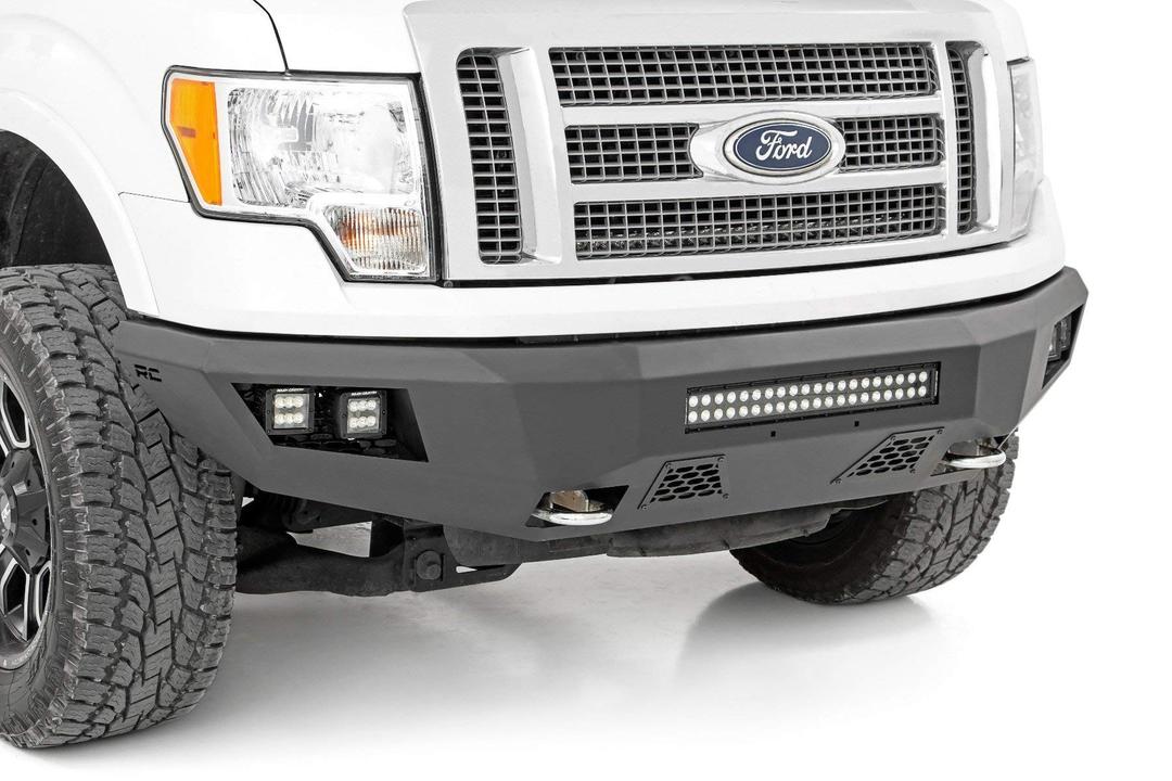 Rough Country Heavy Duty LED Front Bumper for 2009-2014 Ford F-150-10767