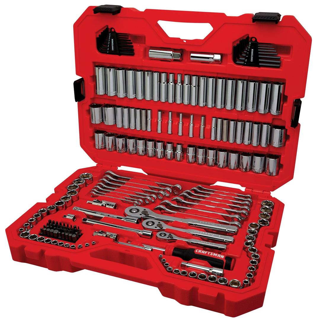 CRAFTSMANMechanics Tool Set, 1/4 and 3/8 Inch Drive, 189 Piece (CMMT12134)