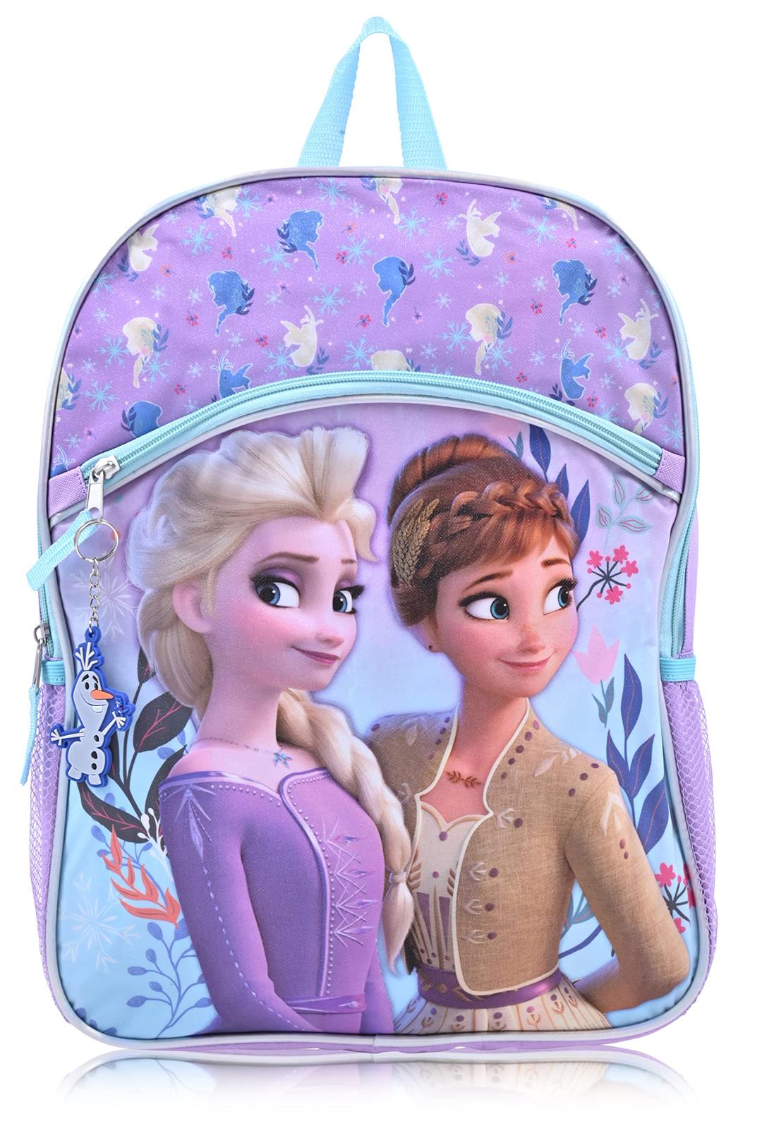 Disney Princess Girls Backpack and Bookbags | Elementary and Kindergarten Kids Backpacks For School