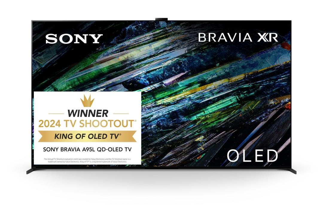 Sony QD-OLED 55 inch BRAVIA XR A95L Series 4K Ultra HD TV: Smart Google TV with Dolby Vision HDR and Exclusive Gaming Features for The PlayStation® 5 XR55A95L- Latest Model