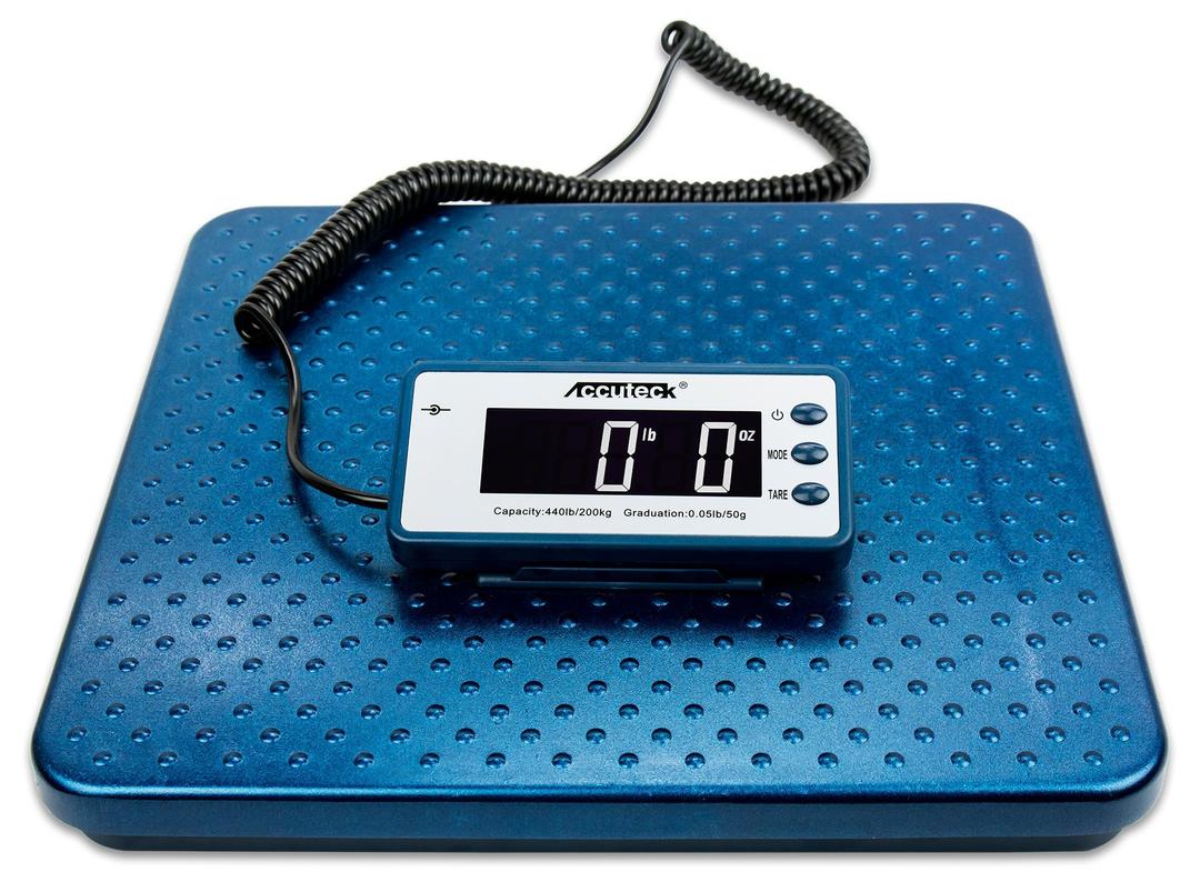 ACCUTECK 440lb Heavy Duty Digital Metal Industry Shipping Postal Scale (ACB440) (5-(Pack))