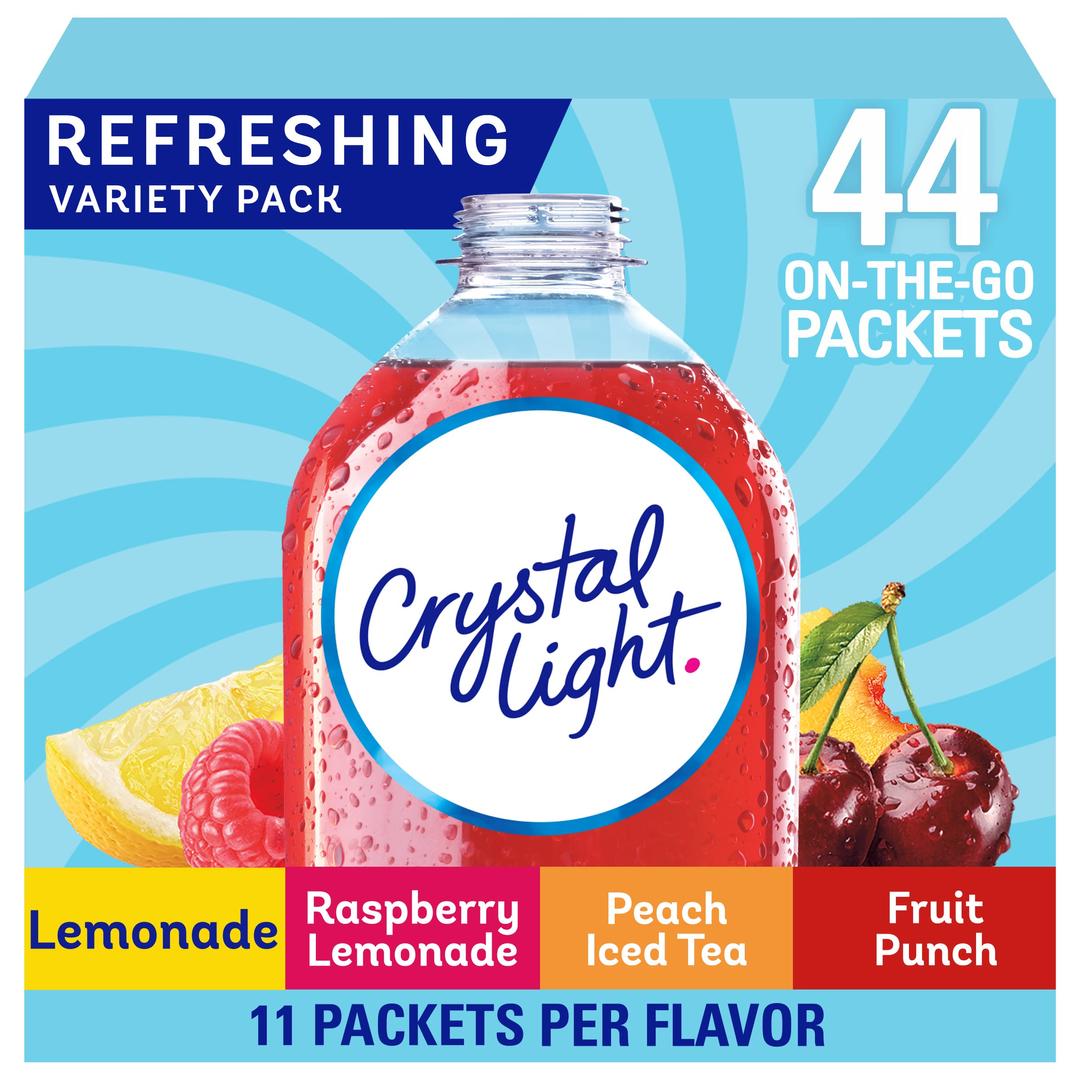 Crystal Light Refreshing Variety Pack, 44 ct. On-the-Go Packets