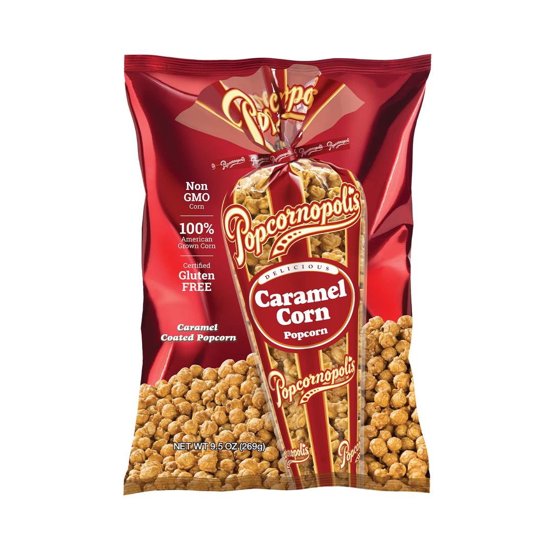 Popcornopolis Caramel Corn Popcorn, 9.5 Oz