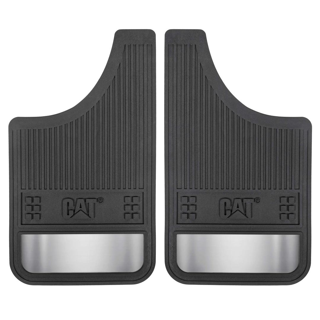 Cat® Heavy Duty Splash Guards Pro Mud Flaps - Ultra Tough Rally Race Fender Flares with Dirt/Slush Protection with Night Reflectors - Easy Installation (2 Pcs for Front/Rear Tires)