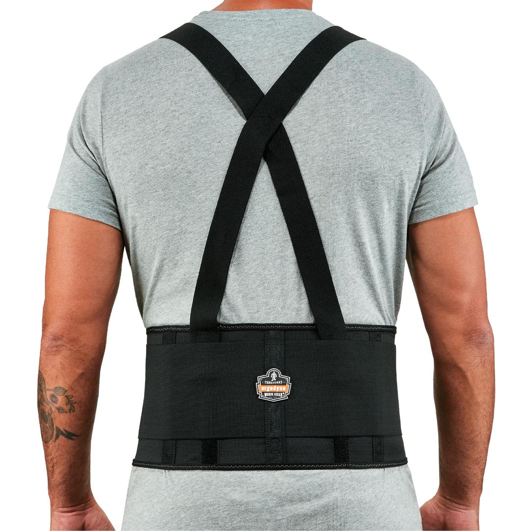 ErgodyneProFlex 1650 Back Support Belt, 7.5" Elastic, Adjustable, Removeable Straps, XL