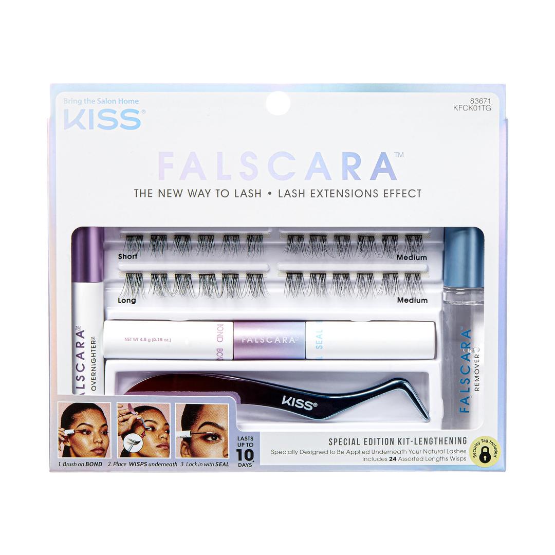 KISSFalscara Special Edition Kit Lengthening 24 Asst Lashes