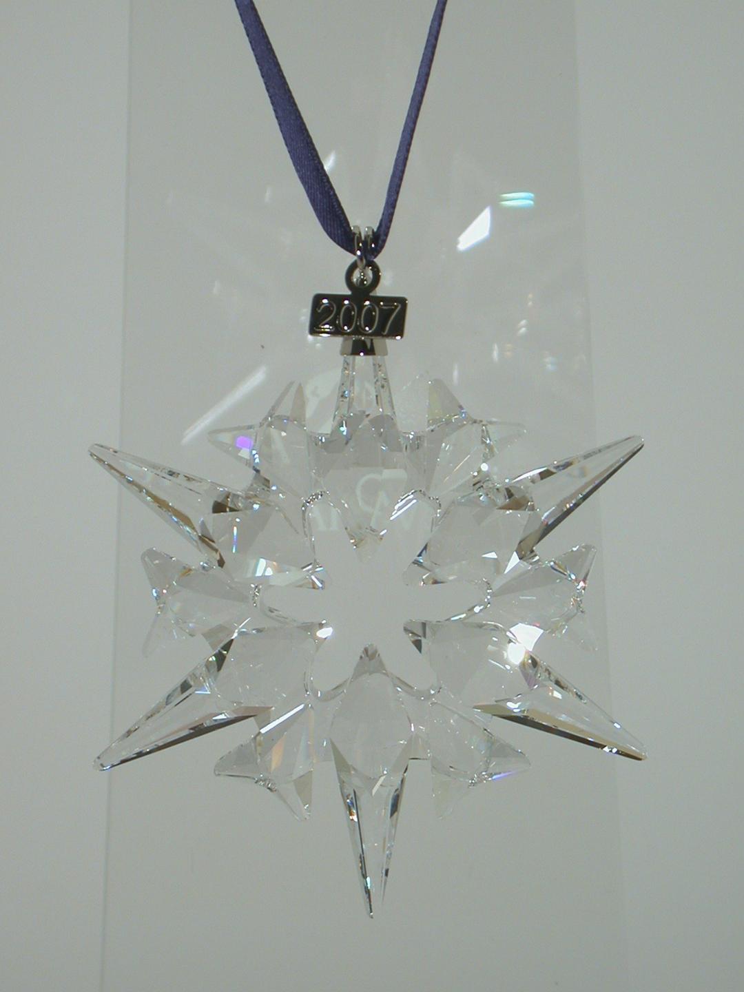 SWAROVSKI2007 Annual Edition Large Christmas Star Ornament