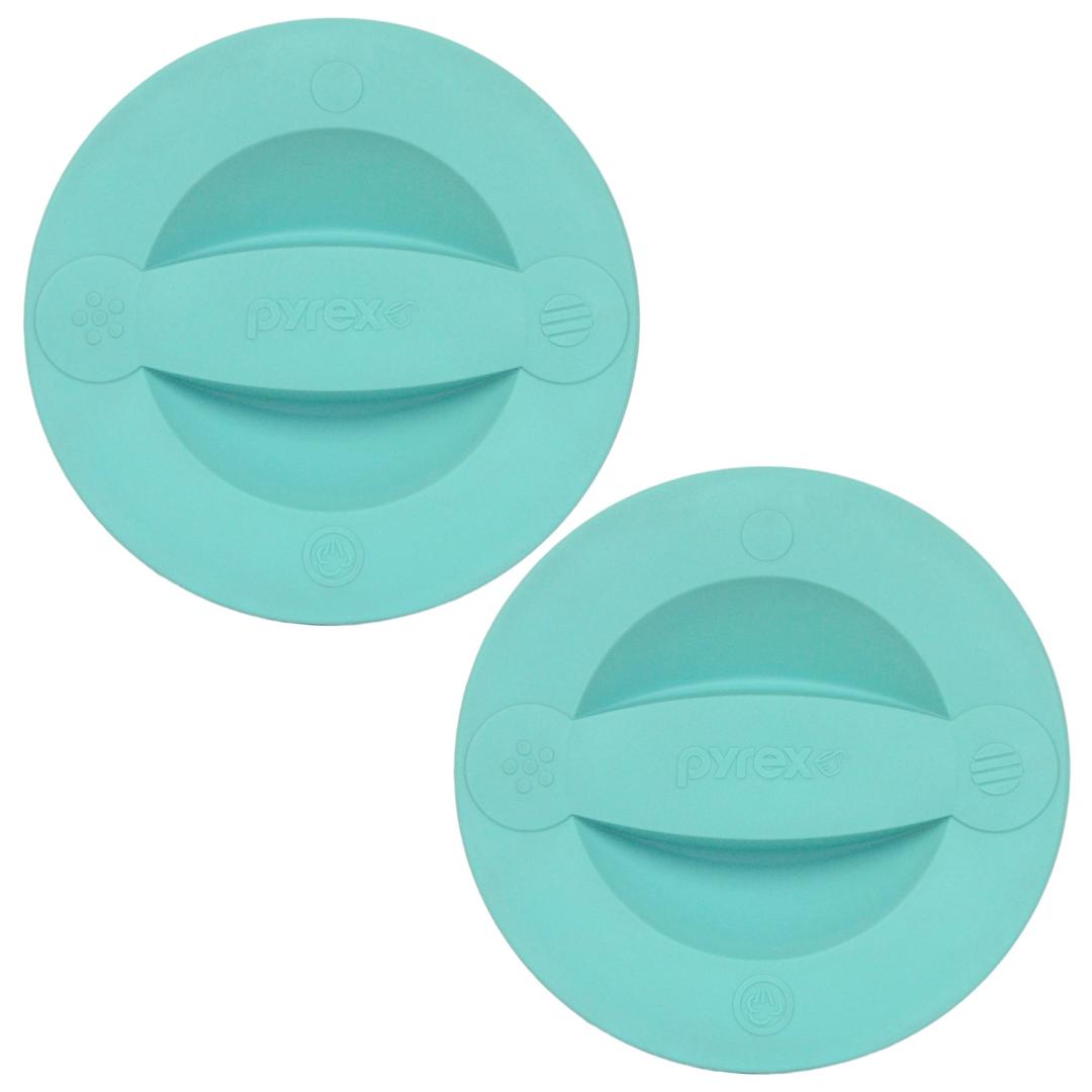 Pyrex 2 Cup Measuring Cup Lid - Turquoise (2-Pack)