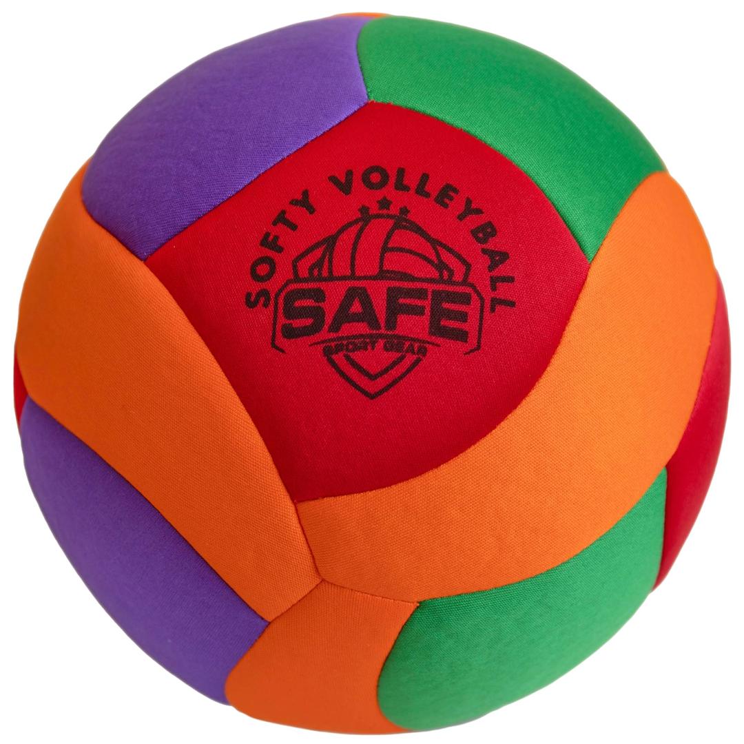 Softy Volleyball - Super Soft Volleyball Designed for Pain-Free Play - Awesome Kids Volleyball with a Realistic Feel and Bounce - Perfect Ball for House, Yard or Gym