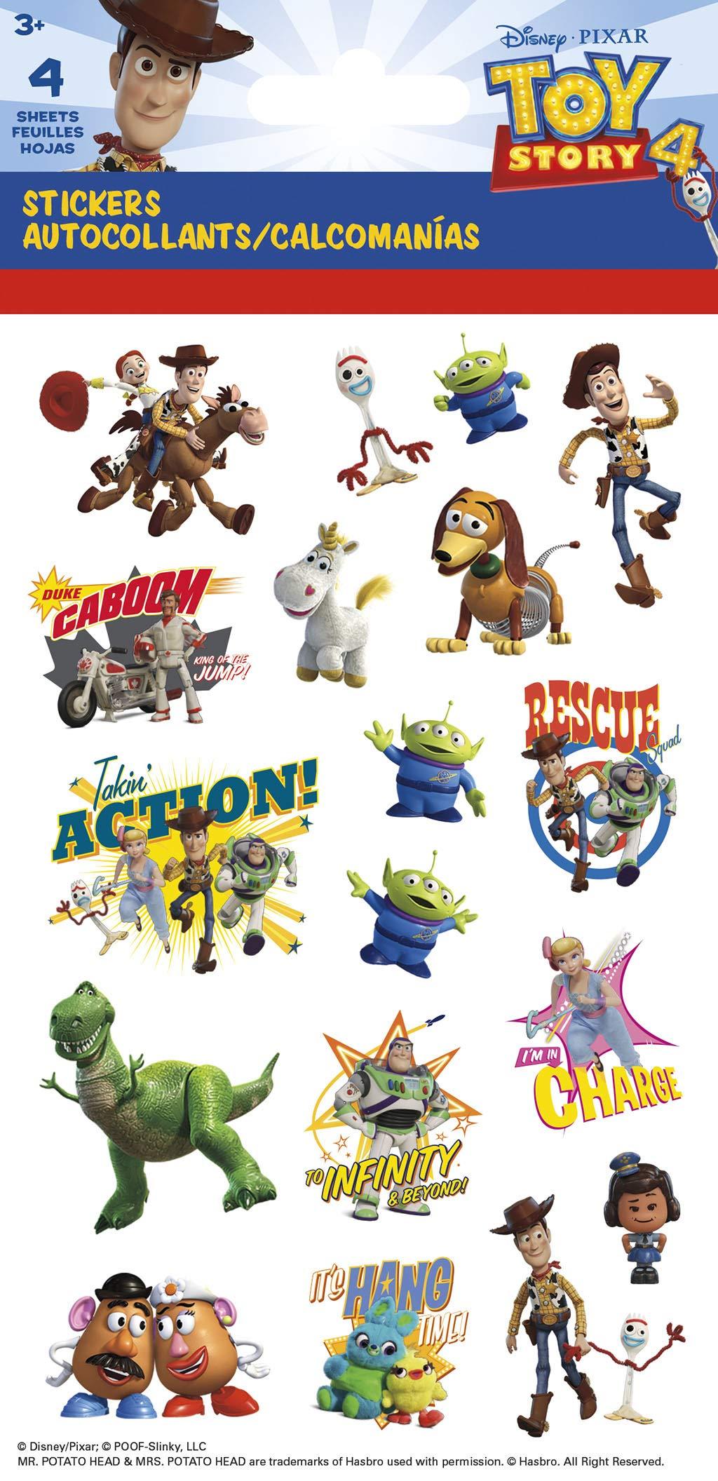 Trends InternationalToy Story Standard Sticker-4 Sheet, Multi