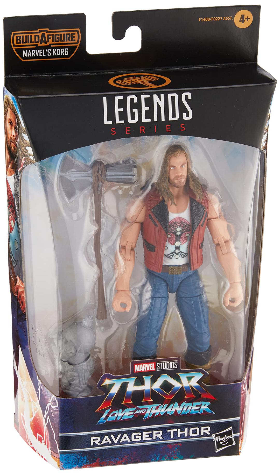 Marvel Legends Series Thor: Love and Thunder Ravager Thor Action Figure 6-inch Collectible Toy, 1 Accessory, 1 Build-A-Figure Part