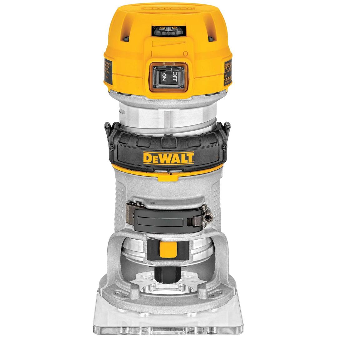 DEWALT Router, Fixed Base, 1-1/4 HP, 11-Amp, Variable Speed Trigger, Corded (DWP611)