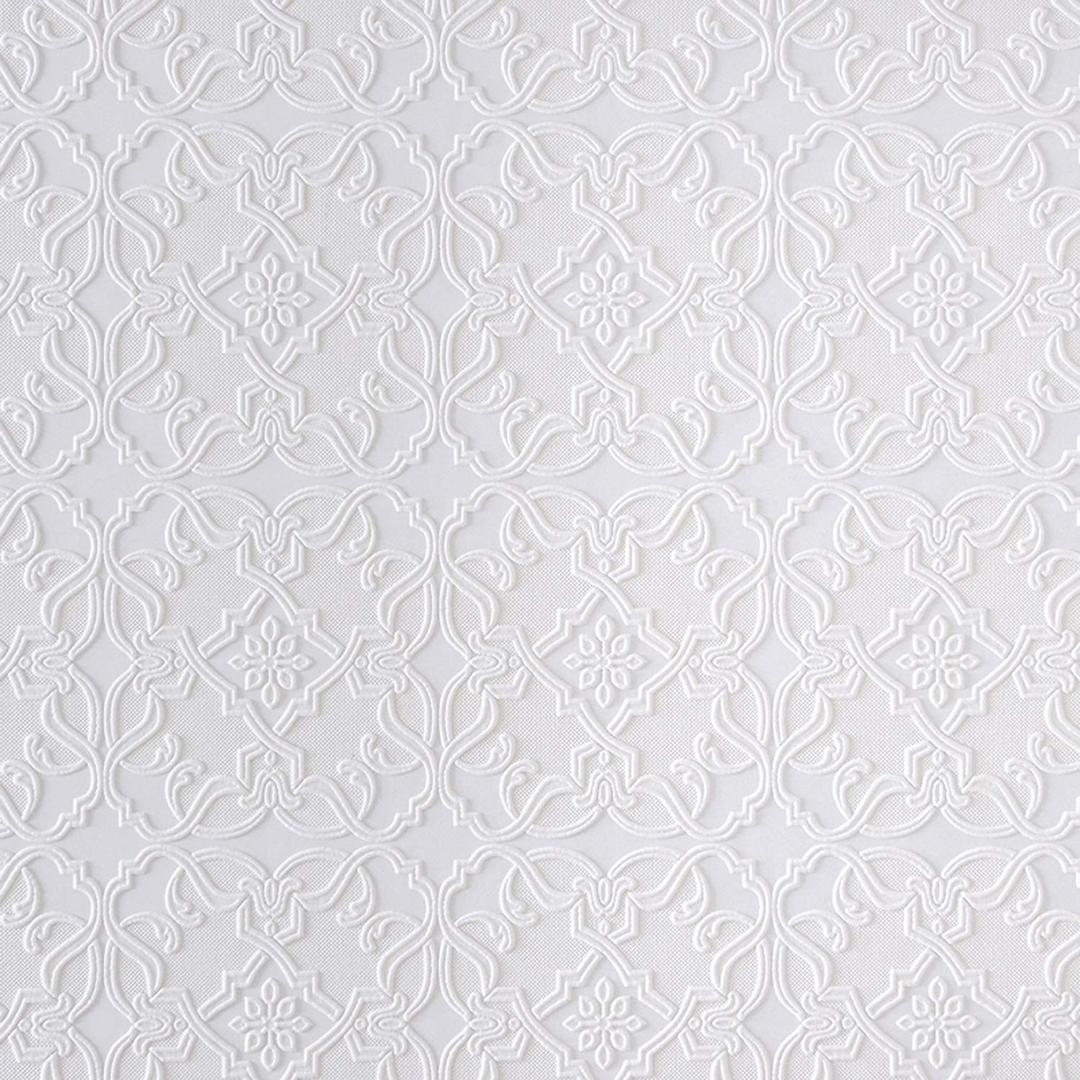 Brewster RD0671 Maxwell Textured Vinyl Wallpaper, Paintable , 20.87"L x 2.76"W, White