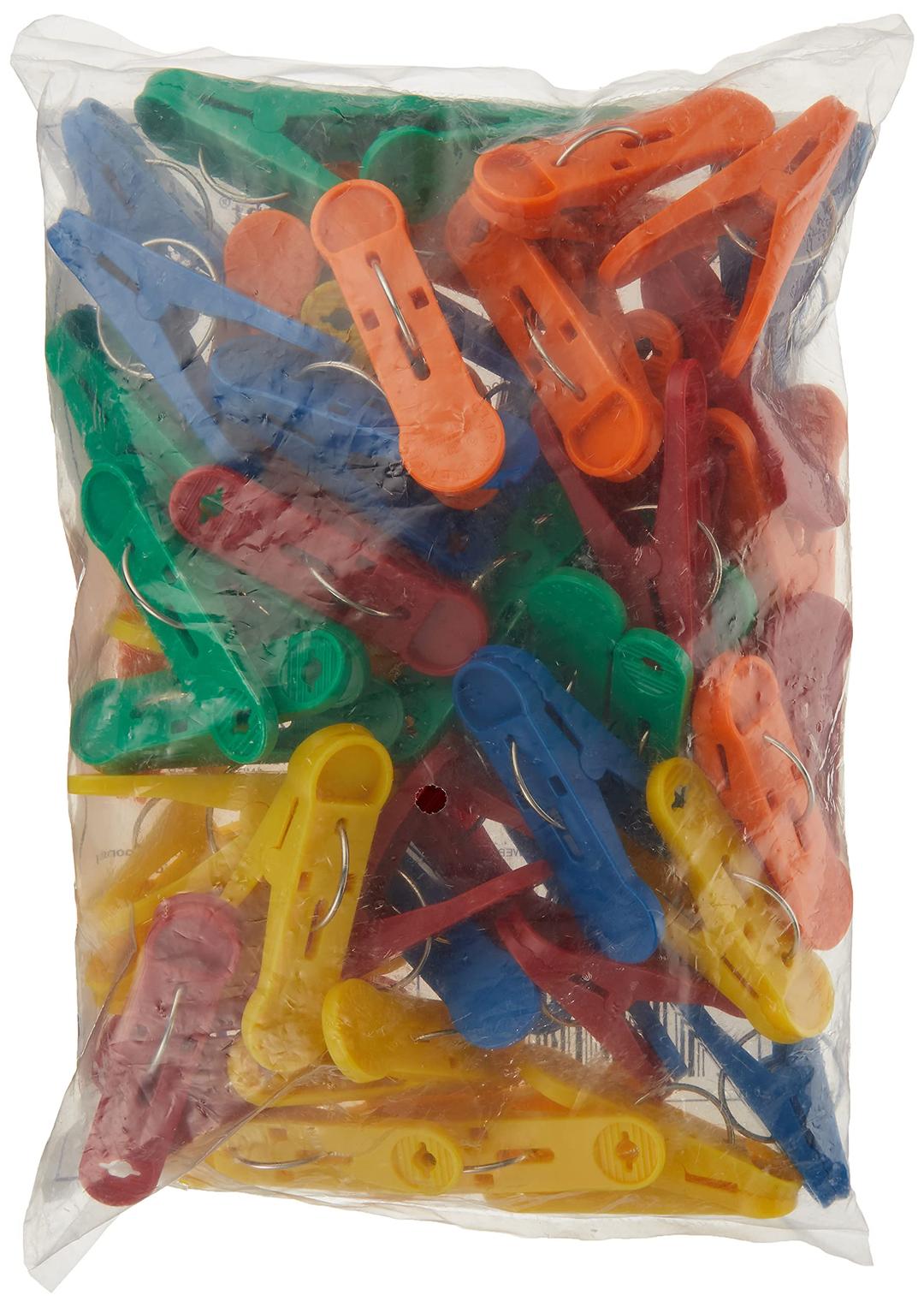 Premium Balloon Accessories Balloon Accessories Clip-N-Weight, 16g, Primary Colors, 50 Count (Pack of 1)