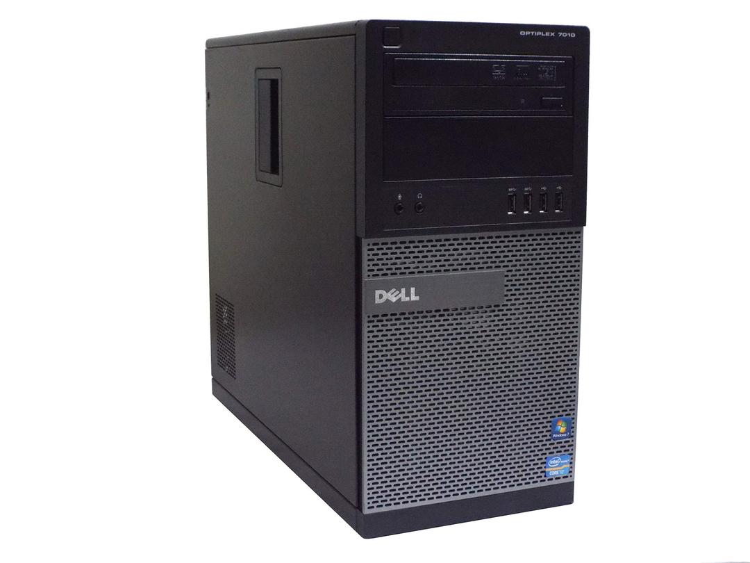 DELL OptiPlex 7010 MT Desktop PC, Intel Core i7-3770 3.4GHz, 8GB DDR3 RAM, 256GB SSD, Win-7 Pro x64 (Renewed)