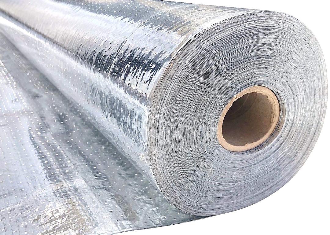 SmartFOIL- 4ft x 125ft Industrial Grade Radiant Barrier 500 sq. ft roll - Attic Foil, House Wrap, Reflective Insulation - Perforated, Breathable - Engineered FOIL (Blocks 95% of Radiant Heat)