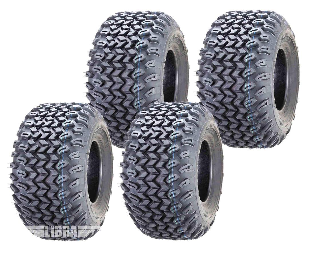 LIBRA Full Set UTV Highload Tires 22x11-10 for 88-00 Kawasaki Mule 1000 2010 2500 2510