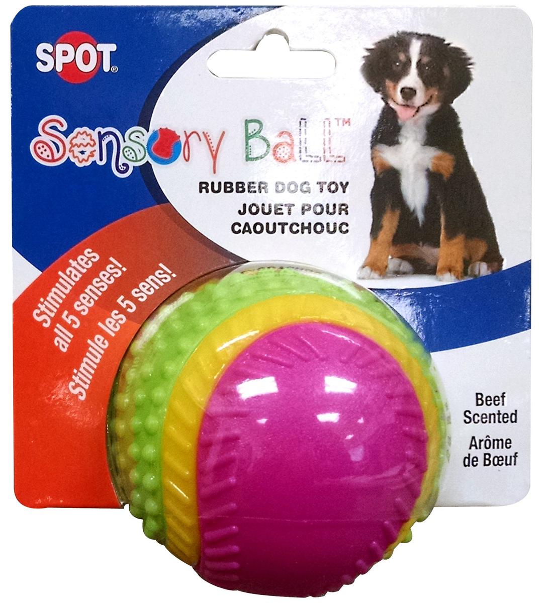 SPOTEthical Pets Sensory Ball Dog Toy, 3.25", All Breed Sizes