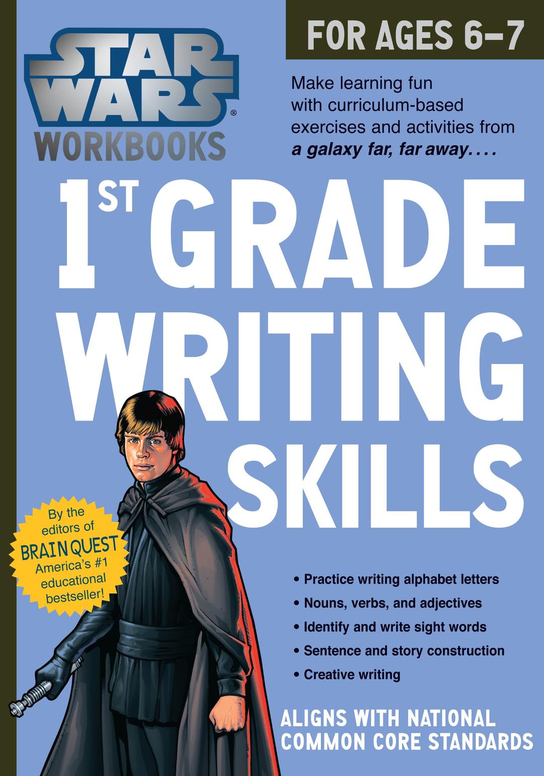 Star Wars Workbook: 1st Grade Writing Skills (Star Wars Workbooks) Paperback – June 17, 2014