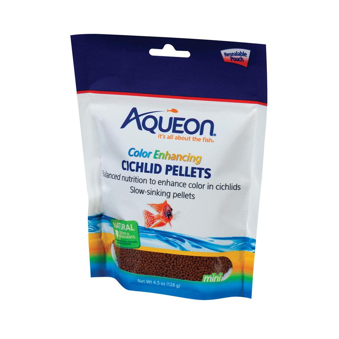 AqueonCichlid Food Color Enhancing 4.5 Ounces Color