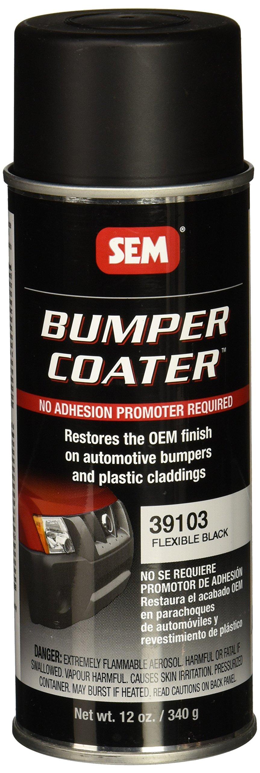 SEM39103 Black Original Flexible Bumper Coater Aerosol - 12 oz.