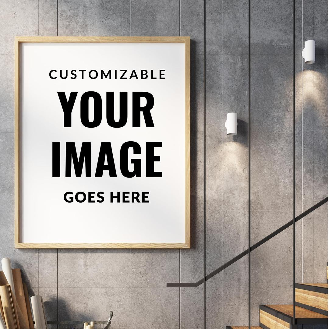 Customizable Poster | Personalized Photo to Poster Printing, Wall Art Prints (24x36)