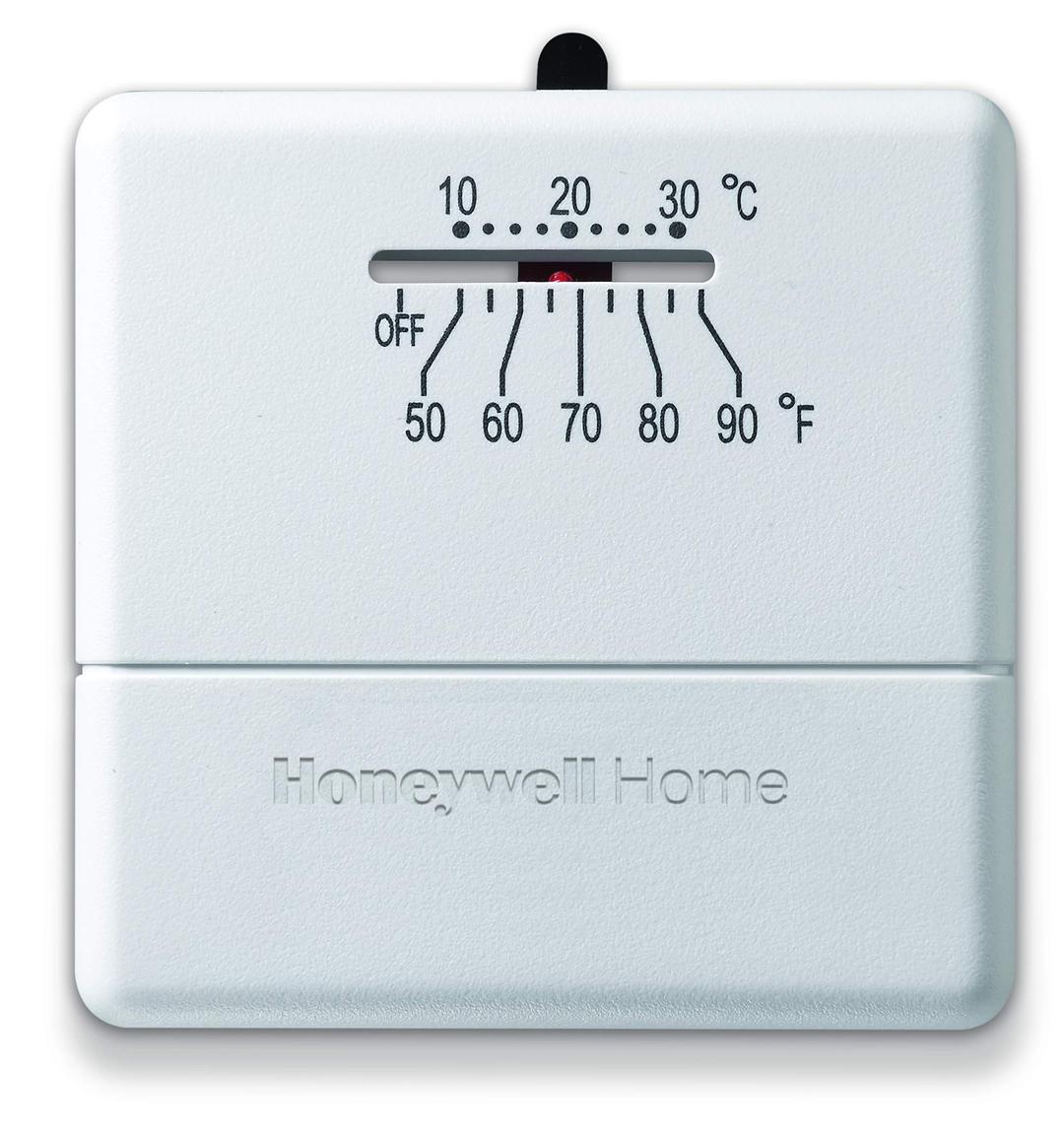 Honeywell Home CT33A1009/E1 CT33A Economy Millivolt Non-Programmable Thermostat, White