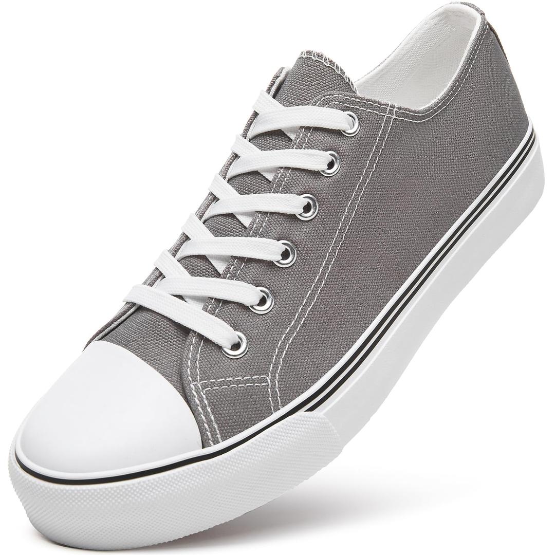 ZGRMens Classic Casual Shoes,Lace-up Fashion Sneakers,Low Top Canvas Sneakers for Men