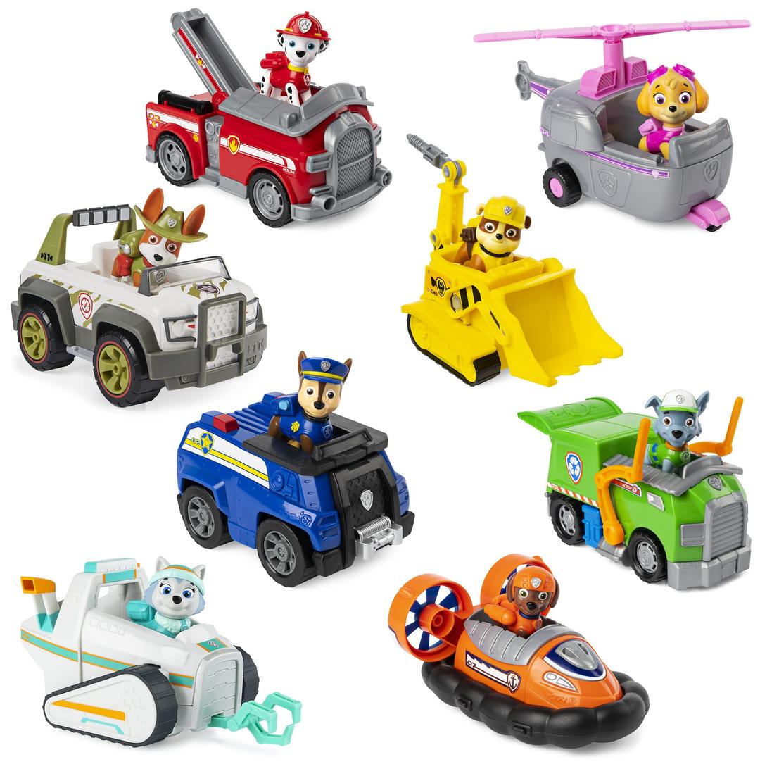 PAW PATROL - VEHICLE WITH COLLECTIBLE FIGURE - 6 Assorted