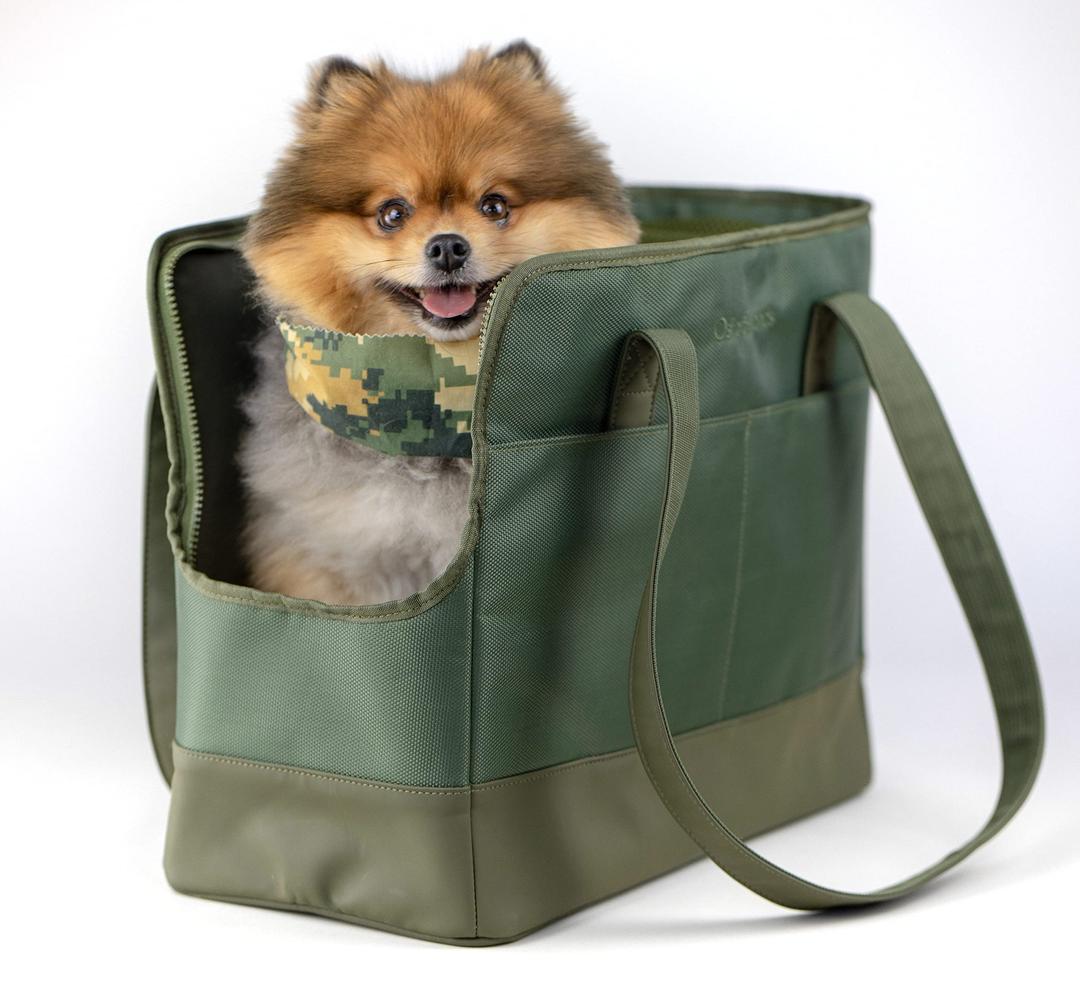 Pet Carrier for Small Dogs Cats and Puppy from OSKAR&FRIENDS | Sturdy Dog Tote Bag | Vegan Dog Purse | Cat Carrier Purse | Dog Carriers for Small Dogs | Pet Tote for Pets Under 15lbs