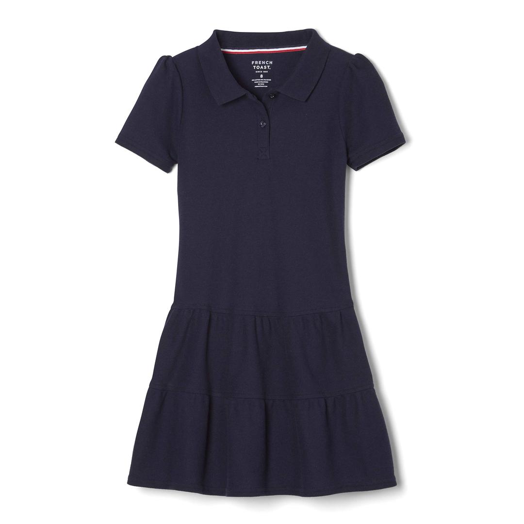 French ToastGirls' Ruffle Pique Polo Dress