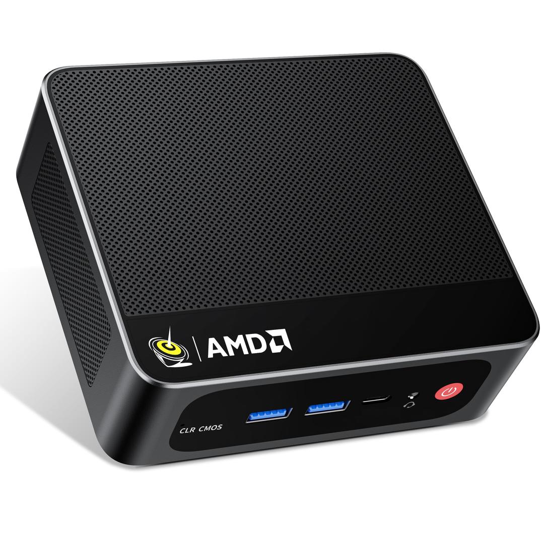 Beelink Mini PC AMD Ryzen 7 5800H Up to 4.4GHz 8C/16T, SER5 16GB RAM 1TB SSD Graphics 8core 2000 MHz, M.2 SSD NVME 2280 Mini Computer WiFi 6/BT5.2/HDMI/DP/USB3.2,Gaming/Office