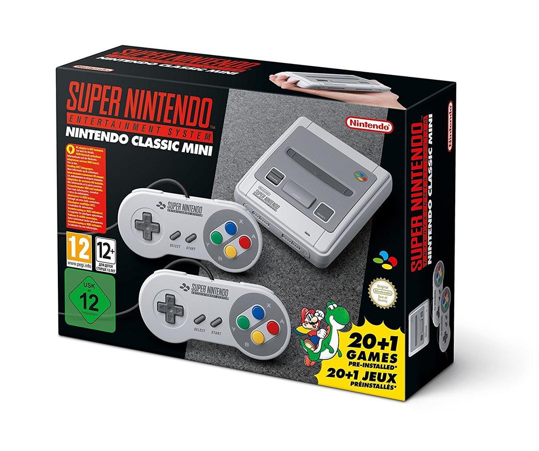 SNES Nintendo Classic Mini: Super Nintendo Entertainment System (Europe), Not Region Locked