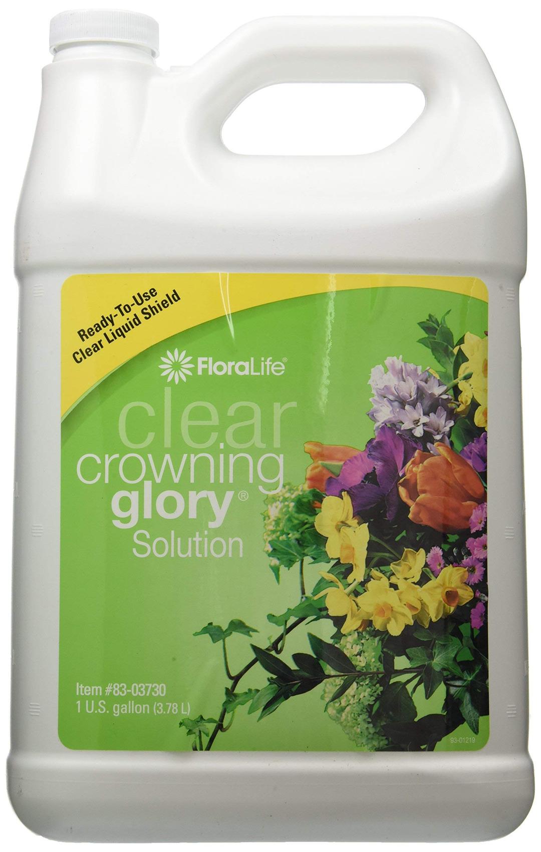 2 Set Smithers Oasis Floralife Clear Crowning Glory - 1 Gallon Lawn Garden, White